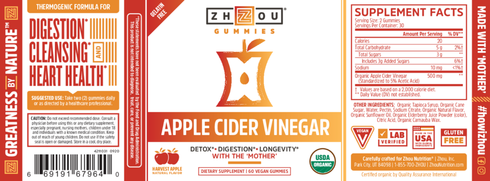Product image for Apple Cider Vinegar Gummies.