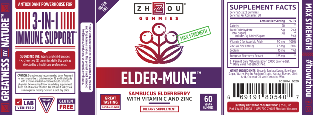 Product image for Elder-Mune Elderberry.