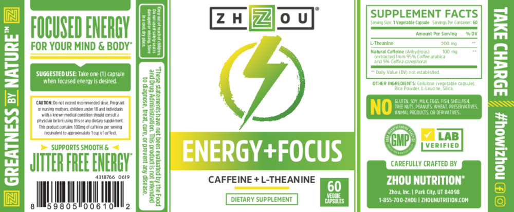 Product image for Energy + Focus.