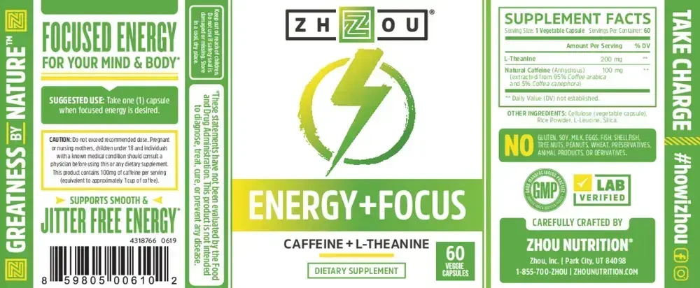 Product image for Energy + Focus.