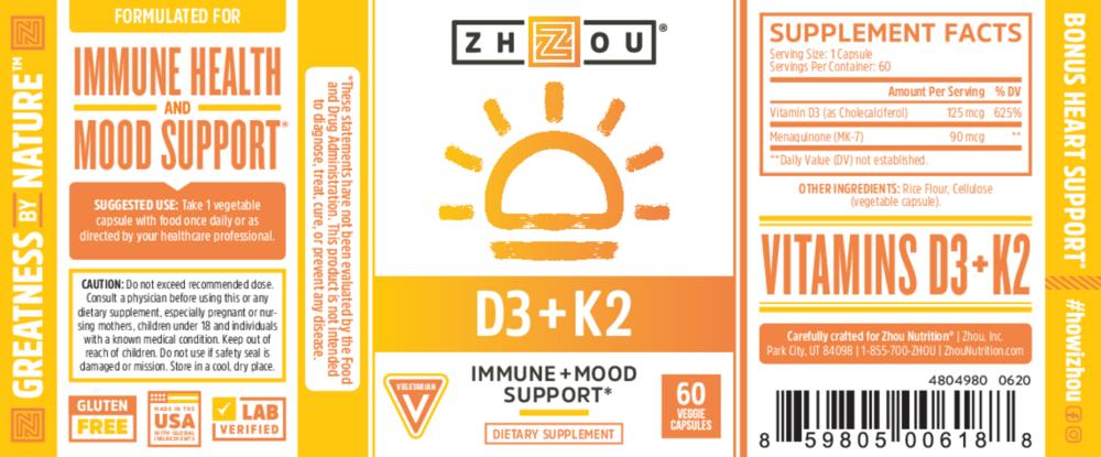 Product image for K2 + D3.