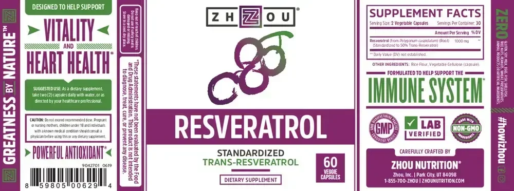 Product image for Resveratrol.